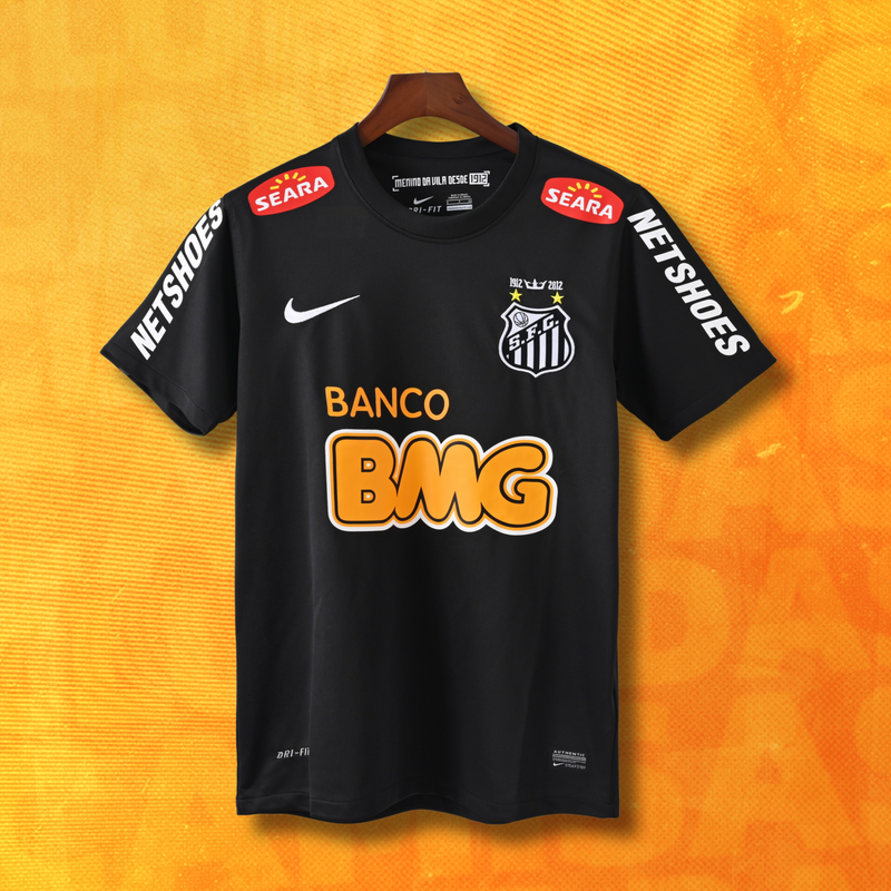 Camisa Santos Black Edition 11/12 - Versão Retro