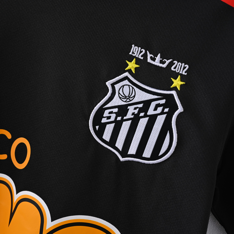 Camisa Santos Black Edition 11/12 - Versão Retro