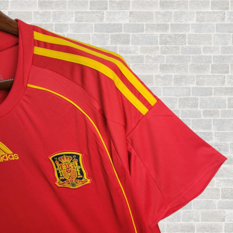 Camisa Espanha Titular 2010 - Versão Retro