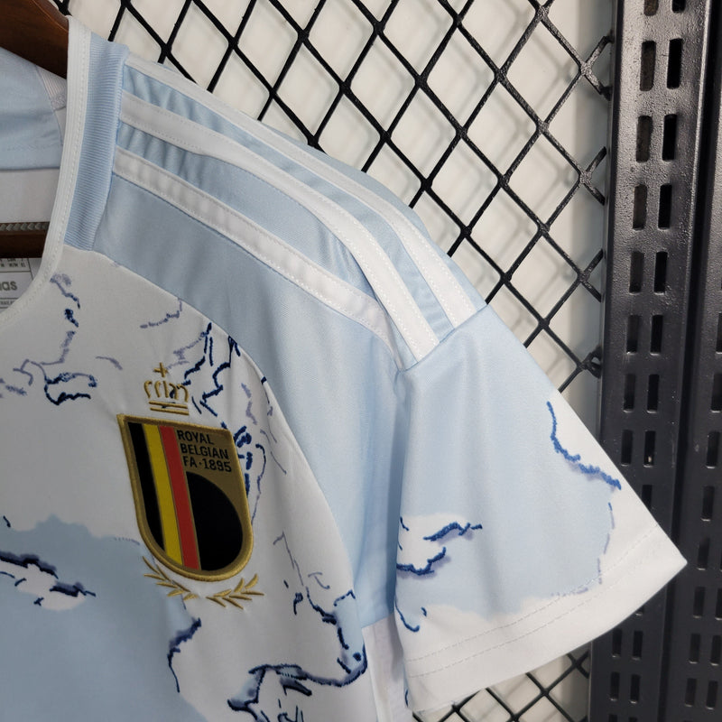 Camisa Bélgica Titular 23/24 - Versão Feminina - Clube das Camisas