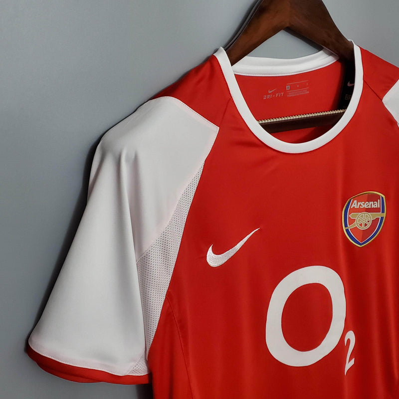 CdC Camisa Arsenal Titular 02/04 - Versão Retro