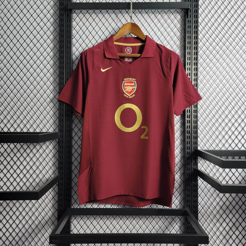 CdC Camisa Arsenal Titular 05/06 - Versão Retro