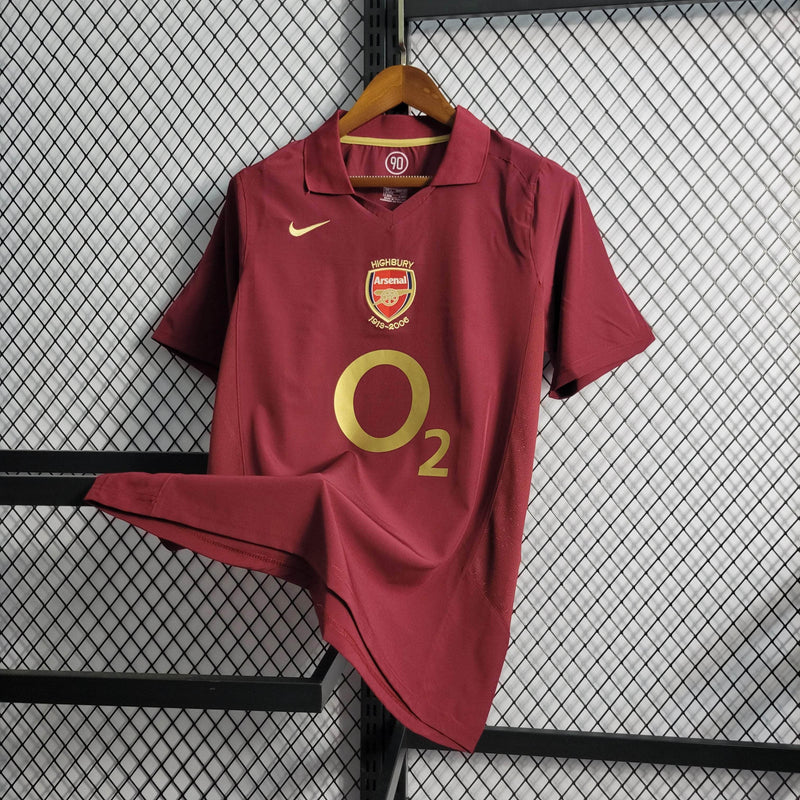 CdC Camisa Arsenal Titular 05/06 - Versão Retro