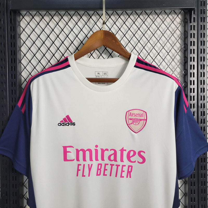 CdC Camisa Arsenal Treino Branco 23/24 - Versão Torcedor