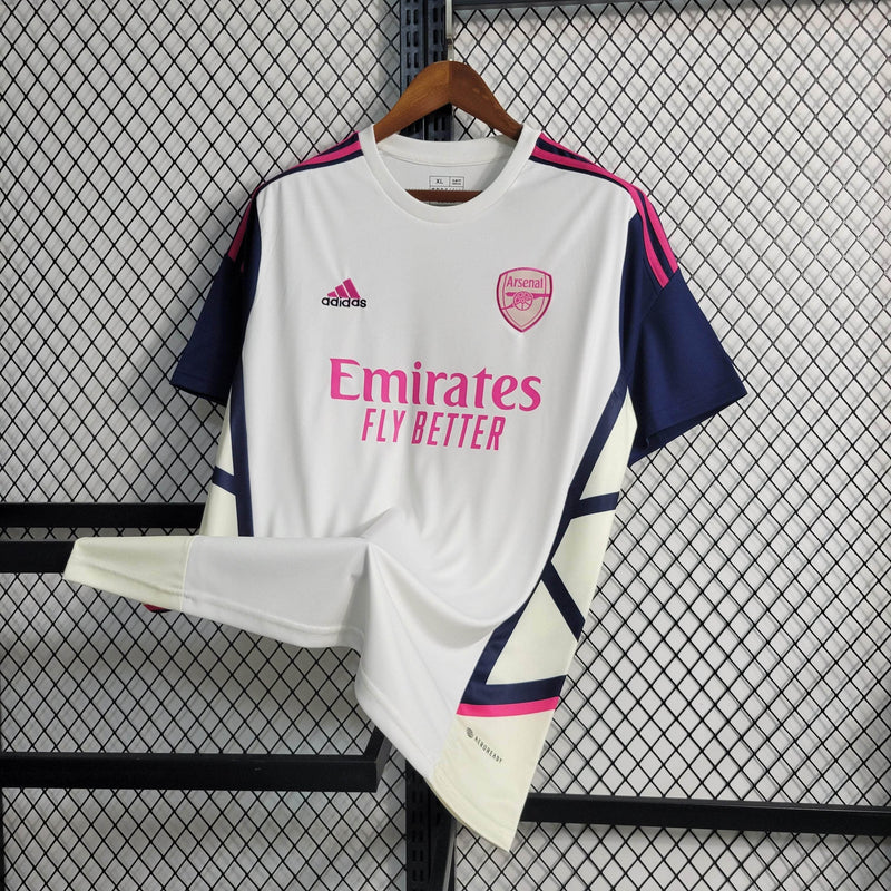 CdC Camisa Arsenal Treino Branco 23/24 - Versão Torcedor