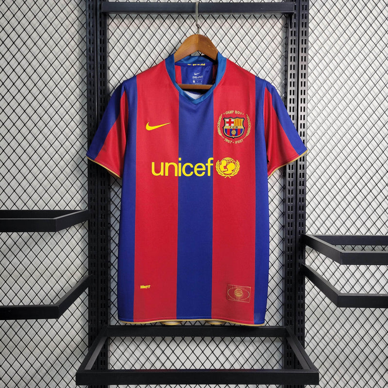 CdC Camisa Barcelona Titular 07/08 - Versão Retro