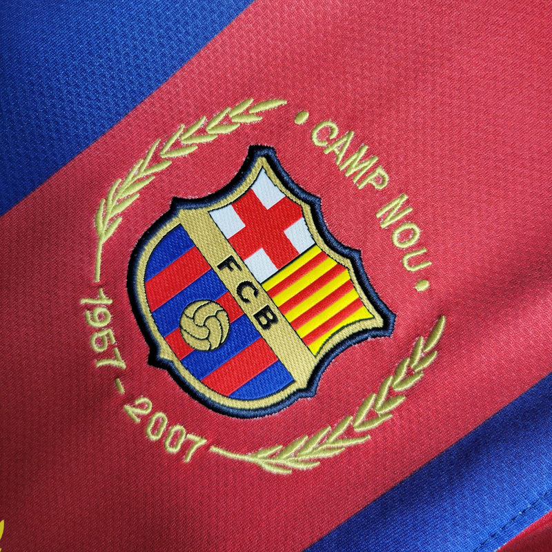 CdC Camisa Barcelona Titular 07/08 - Versão Retro