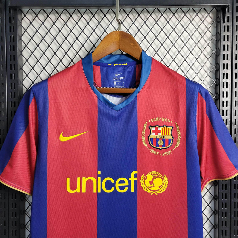 CdC Camisa Barcelona Titular 07/08 - Versão Retro