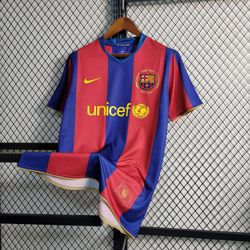 CdC Camisa Barcelona Titular 07/08 - Versão Retro