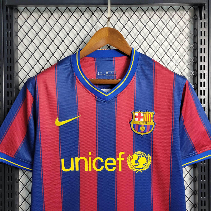 CdC Camisa Barcelona Titular 09/10 - Versão Retro