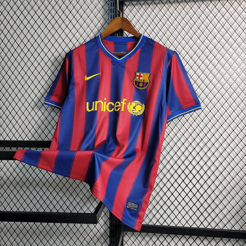 CdC Camisa Barcelona Titular 09/10 - Versão Retro