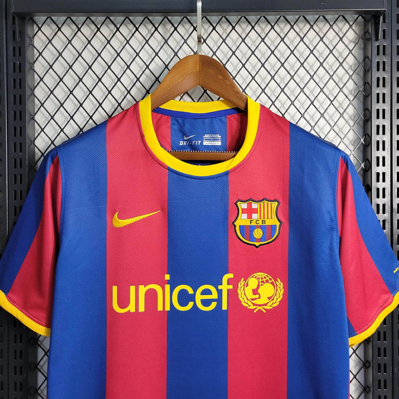 CdC Camisa Barcelona Titular 10/11 - Versão Retro