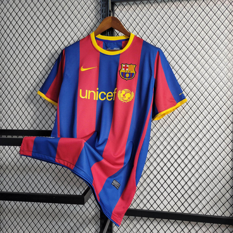 CdC Camisa Barcelona Titular 10/11 - Versão Retro