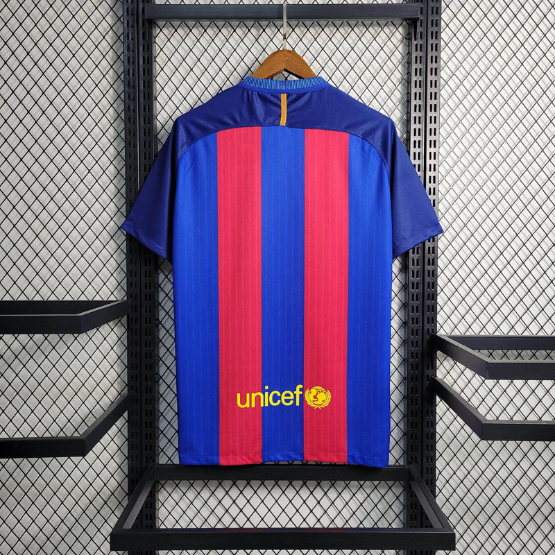 CdC Camisa Barcelona Titular 16/17 - Versão Retro