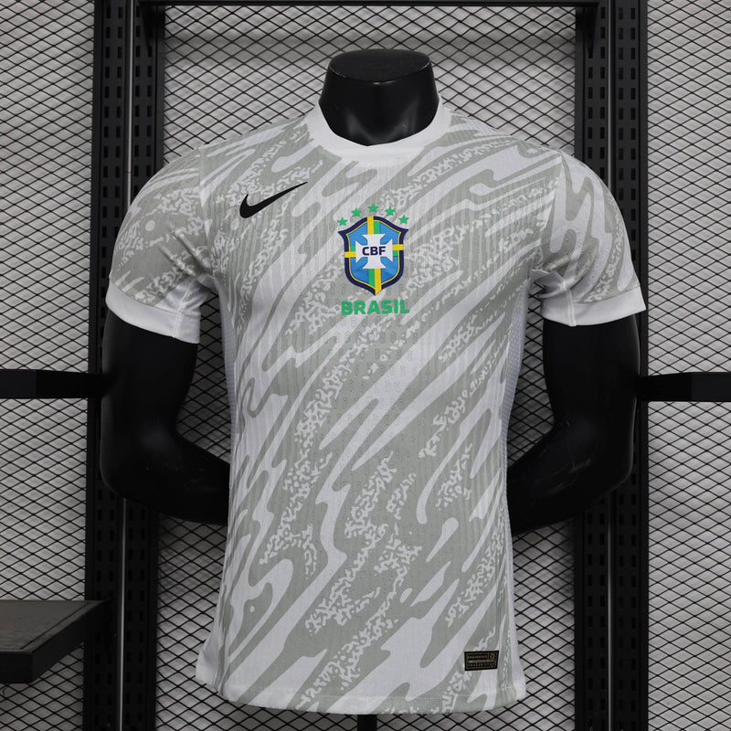 CdC Camisa Brasil Goleiro Cinza 24/25 - Versão Jogador