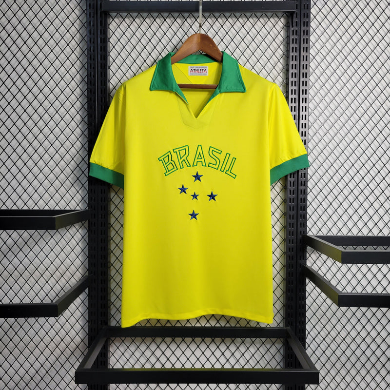 CdC Camisa Brasil Titular 1958 - Versão Retro