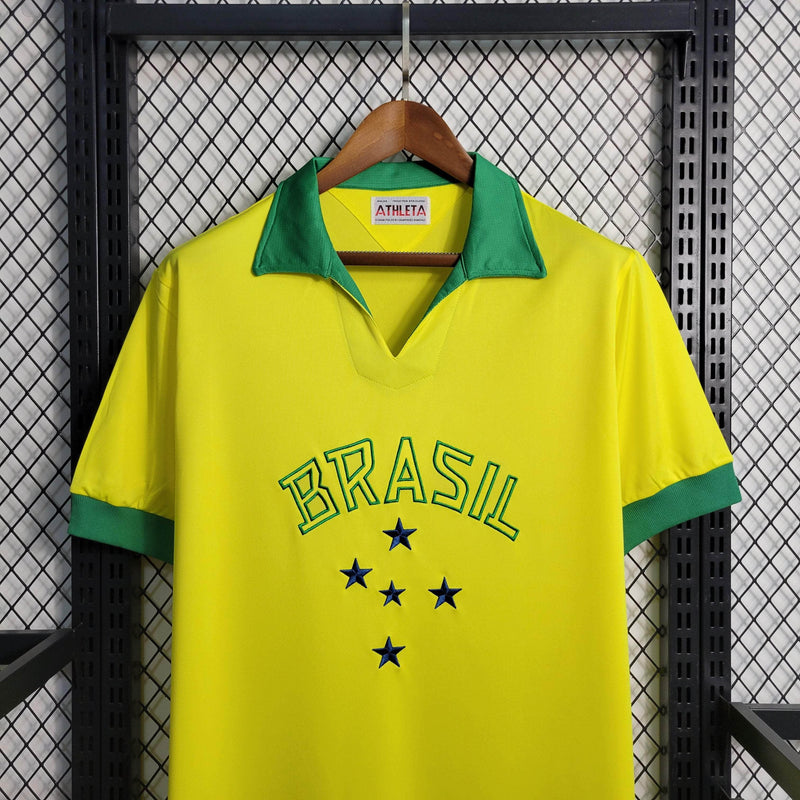 CdC Camisa Brasil Titular 1958 - Versão Retro