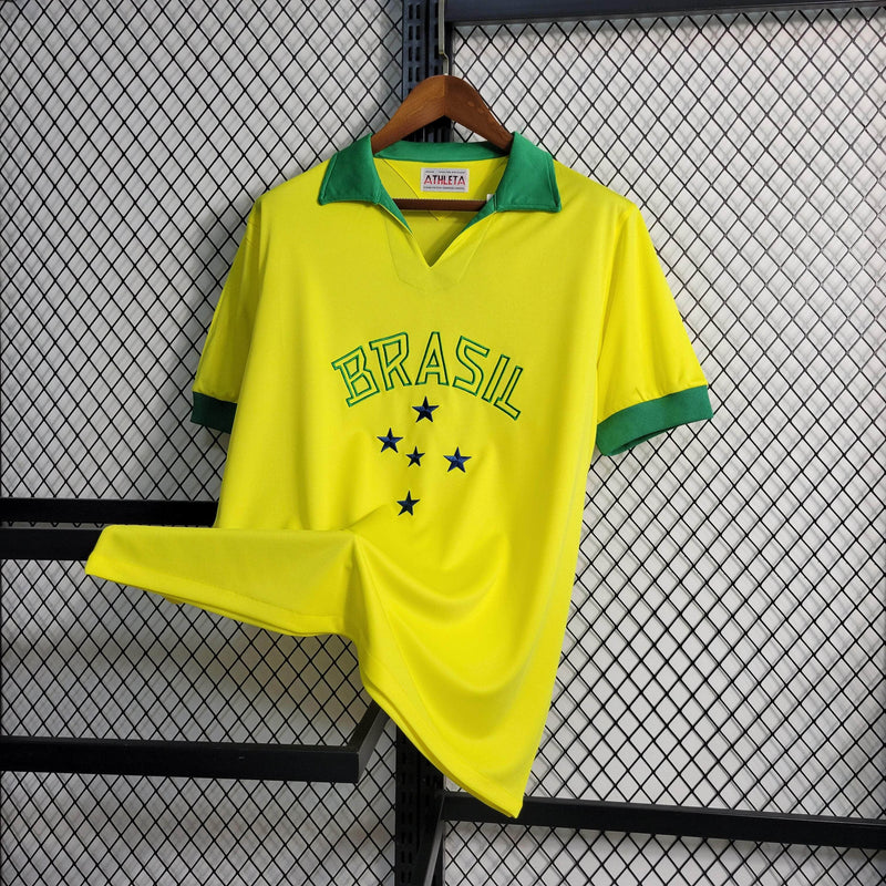 CdC Camisa Brasil Titular 1958 - Versão Retro