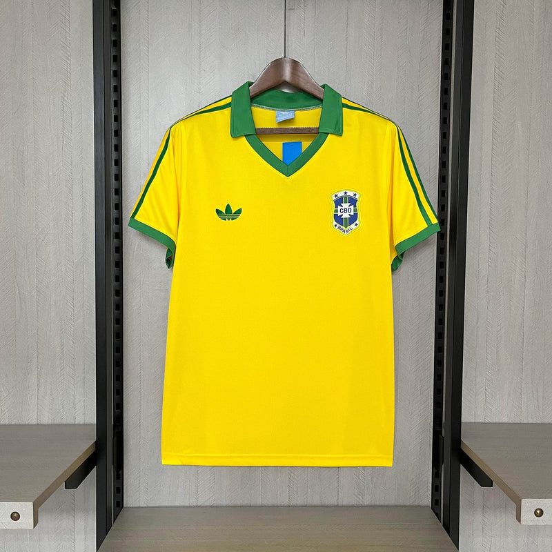 CdC Camisa Brasil Titular 1977 - Versão Retro