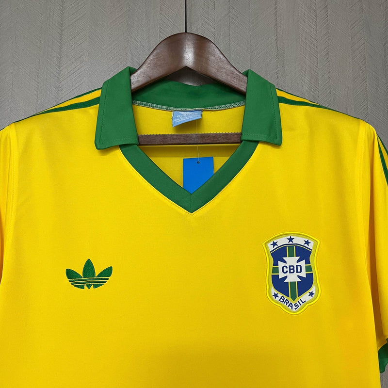 CdC Camisa Brasil Titular 1977 - Versão Retro