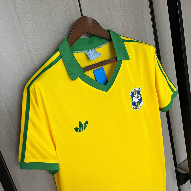 CdC Camisa Brasil Titular 1977 - Versão Retro