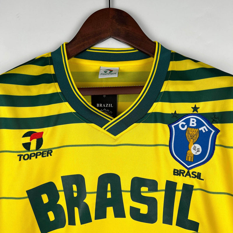 CdC Camisa Brasil Titular 1984 - Versão Retro