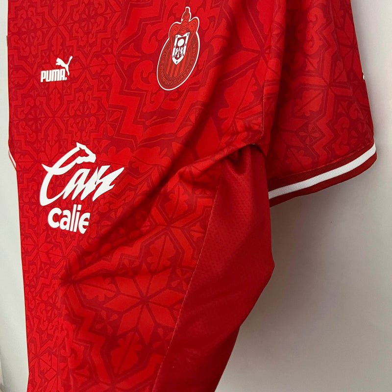 CdC Camisa Chivas Edição "Jalisco 200 Años" Vermelha 23/24 - Versão Torcedor