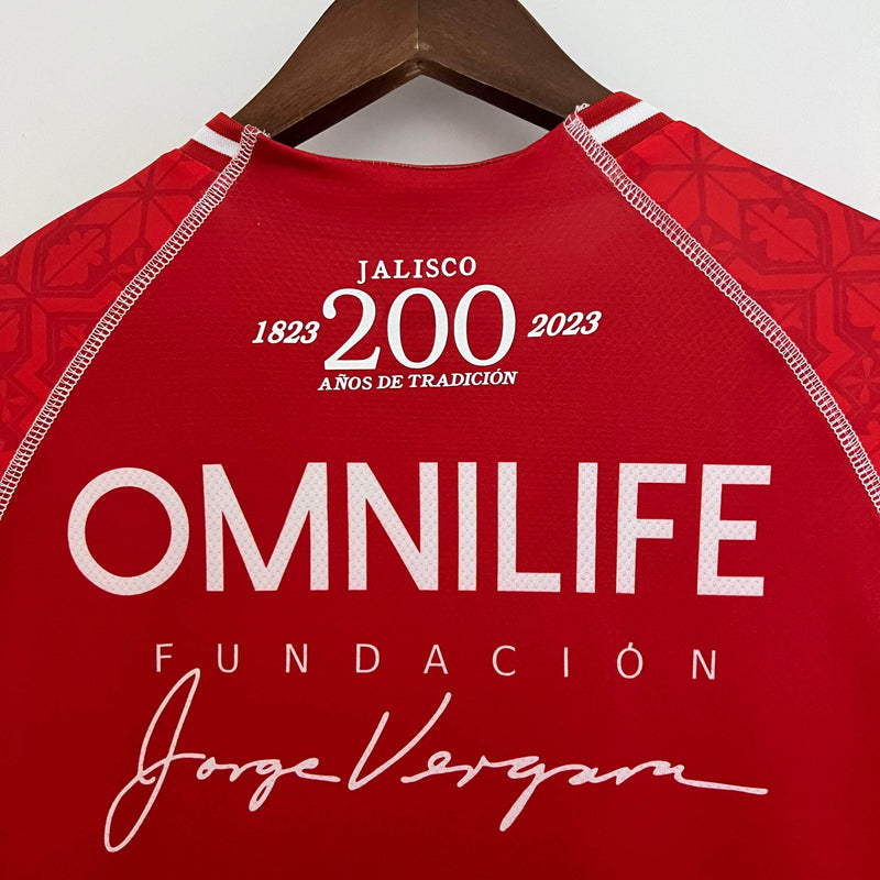 CdC Camisa Chivas Edição "Jalisco 200 Años" Vermelha 23/24 - Versão Torcedor