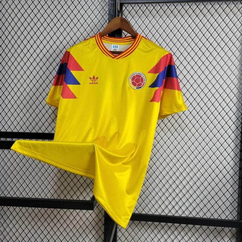 CdC Camisa Colômbia Titular 1990 - Versão Retro