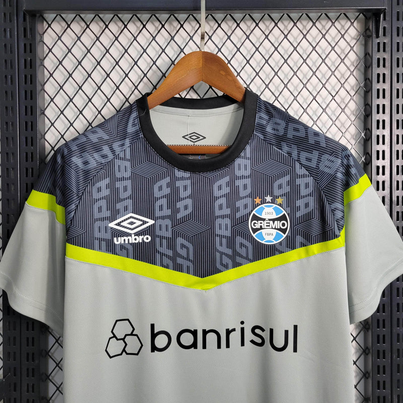 CdC Camisa Grêmio Treino Cinza 23/24 - Versão Torcedor