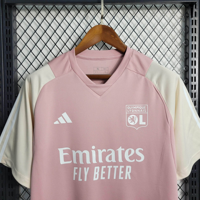 CdC Camisa Lyon Treino Rosa 23/24 - Versão Torcedor