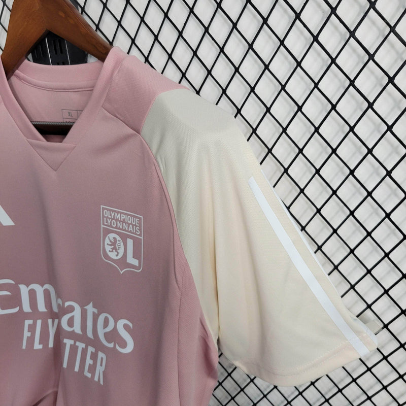 CdC Camisa Lyon Treino Rosa 23/24 - Versão Torcedor