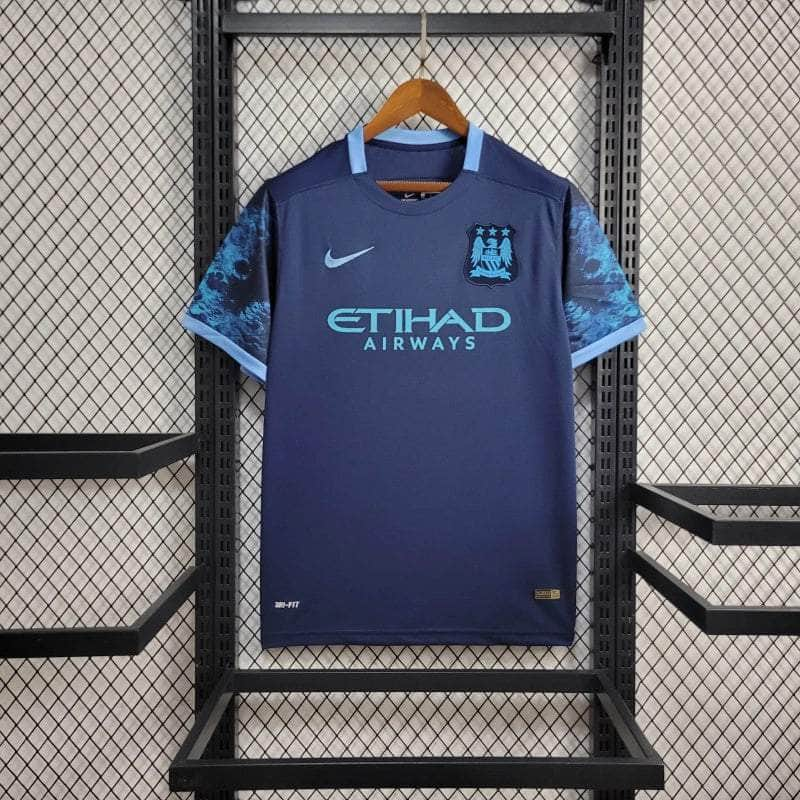 CdC Camisa Manchester City Reserva 15/16 - Versão Retro