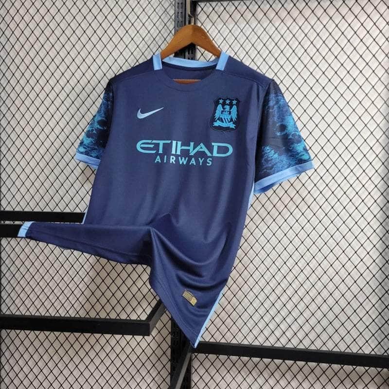 CdC Camisa Manchester City Reserva 15/16 - Versão Retro