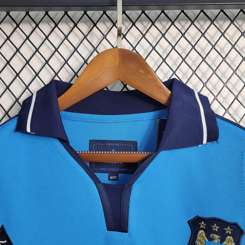 CdC Camisa Manchester City Titular 01/02 - Versão Retro