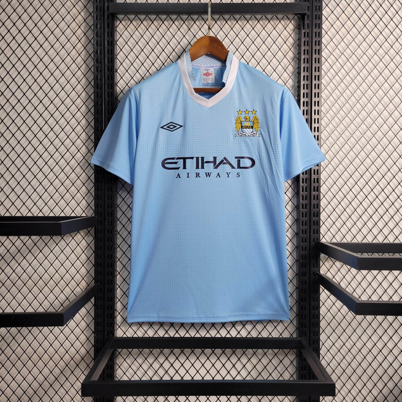 CdC Camisa Manchester City Titular 11/12 - Versão Retro