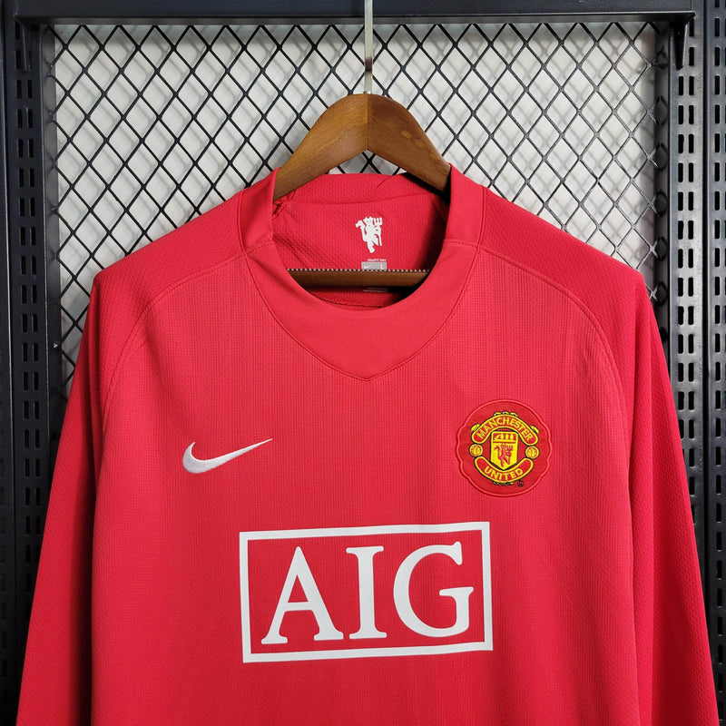 CdC Camisa Manchester United Titular 07/08 - Versão Retro