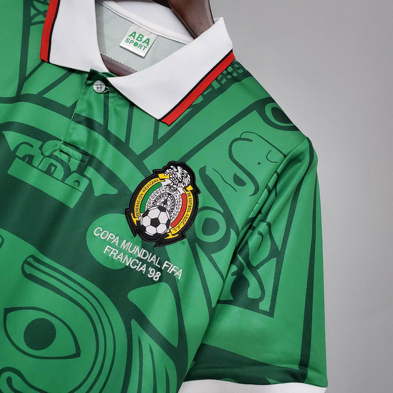 CdC Camisa México Titular 1998 - Versão Retro