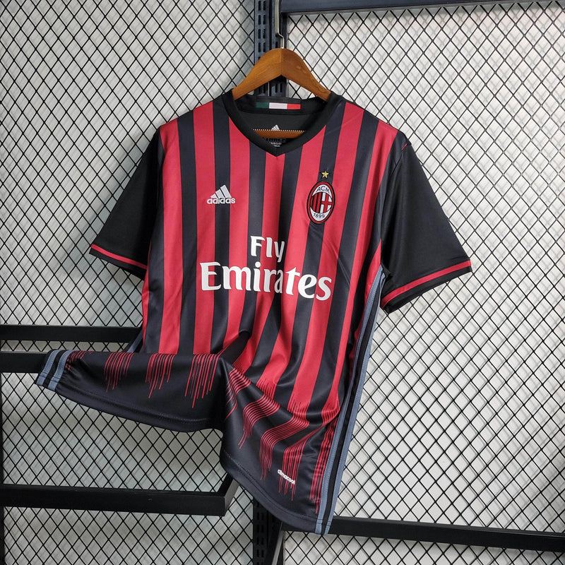 CdC Camisa Milan Titular 16/17 - Versão Retro