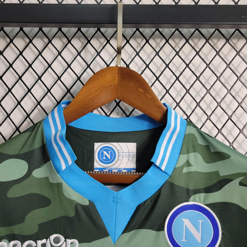 CdC Camisa Napoli Titular 13/14 - Versão Retro