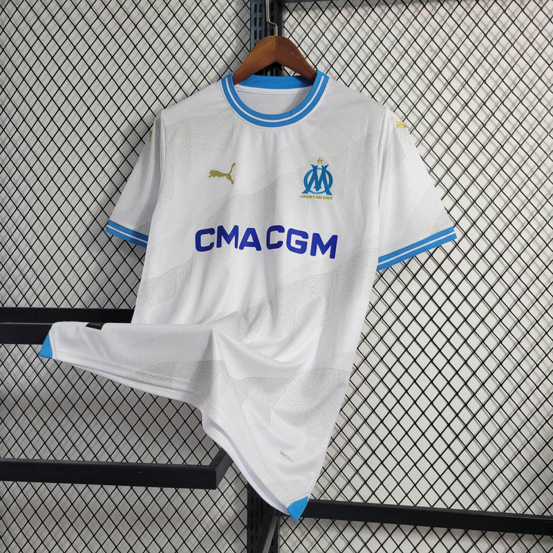 CdC Camisa Olympique Marseille Titular 23/24 - Versão Torcedor