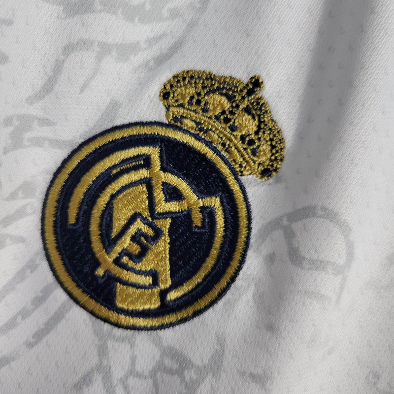 CdC Camisa Real Madrid Edição Dragão Branca 23/24 - Versão Torcedor