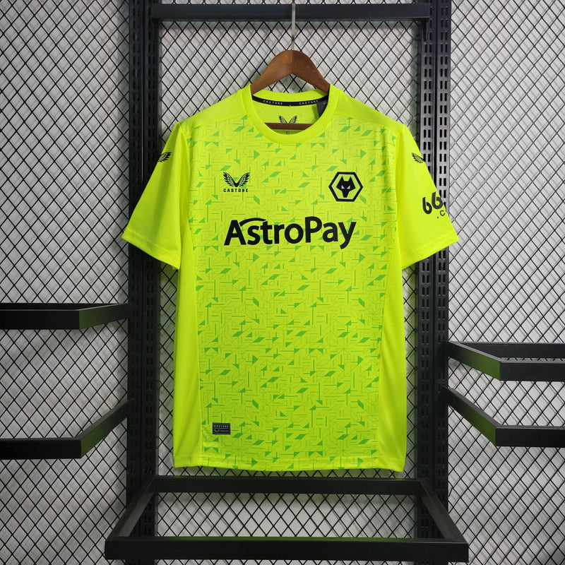 CdC Camisa Wolverhampton Goleiro Verde 23/24 - Versão Torcedor