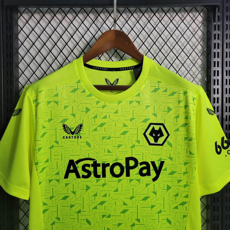 CdC Camisa Wolverhampton Goleiro Verde 23/24 - Versão Torcedor