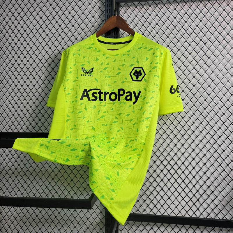 CdC Camisa Wolverhampton Goleiro Verde 23/24 - Versão Torcedor