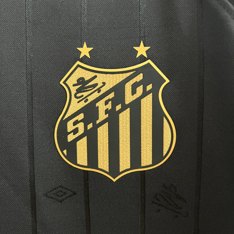 Camisa Santos Edição Charlie Brown Preta 24/25 - Versão Torcedor [LANÇAMENTO] - Clube das Camisas